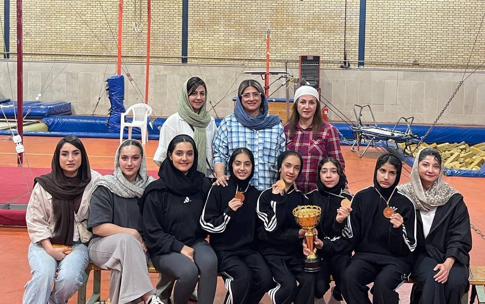 مقام سوم لیگ ژیمناستیک هنری کشور